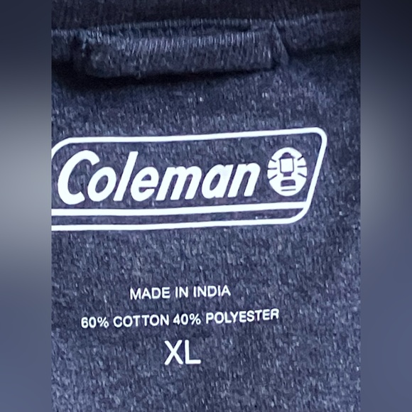 Coleman Pocket Tee T Shirt Mens XL Heather Blue Short Sleeve Branded pocket tee - Picture 3 of 6